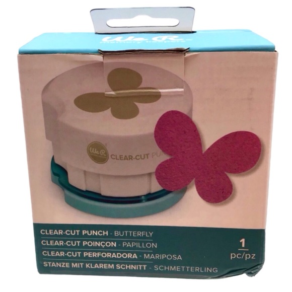 We R Memory Keeper Clear-Cut Butterfly Punch (NWT) - Picture 2 of 9